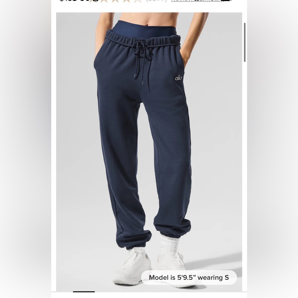 Alo Women’s NWT Navy Accolade Sweatpants XS